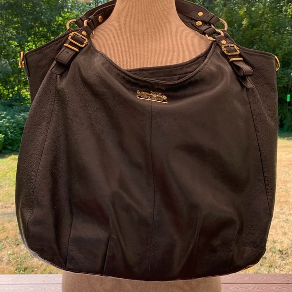 COACH Madison Black Leather Bag - Picture 2 of 16